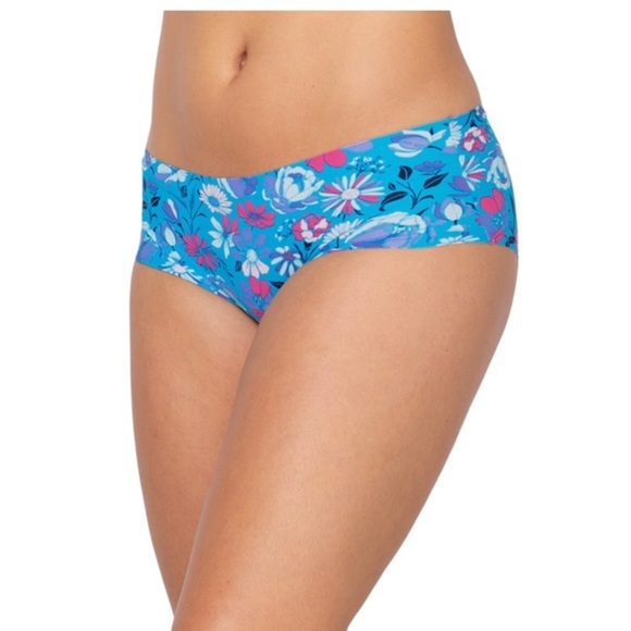 6pack No show seamless blue yellow multi‎ free cut thong panties size XXL new - Picture 7 of 12